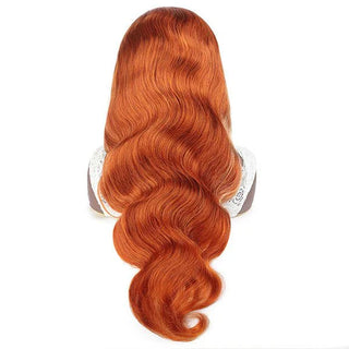 BODY WAVE GINGER BLONDE HUMAN HAIR WIG - ALL BUNDLED UP HAIR SUPPLY